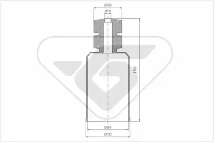 Пылезащитный комплект, амортизатор HUTCHINSON купить