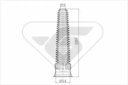 Пылезащитный комплект, амортизатор HUTCHINSON купить