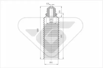 Пылезащитный комплект, амортизатор HUTCHINSON купить