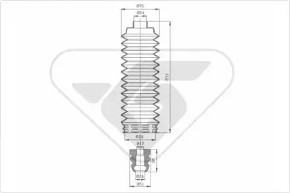 Пылезащитный комплект, амортизатор HUTCHINSON купить