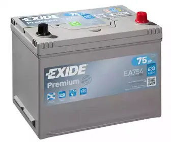 Аккумулятор exide premium 12v 75ah 630a EXIDE купить
