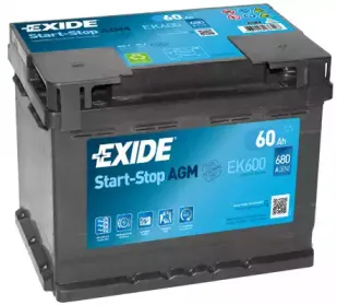 Стартерная аккумуляторная батарея EXIDE купить