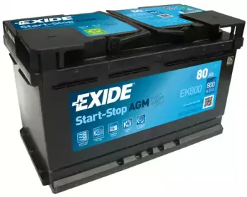 Аккумулятор   80Ah-12v Exide AGM 315х175х190REN800 EXIDE купить