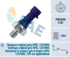 Датчик давления масла FAE купить