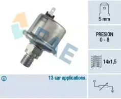 Датчик, давление масла FAE купить