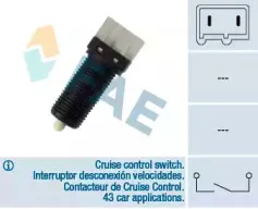 Выключатель фонаря сигнала торможения FAE купить