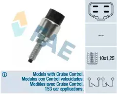 Выключатель фонаря сигнала торможения FAE купить