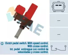 Выключатель, привод сцепления (Tempomat) FAE купить