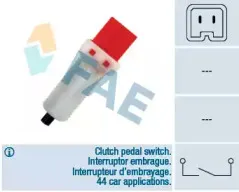 Выключатель, привод сцепления (Tempomat) FAE купить
