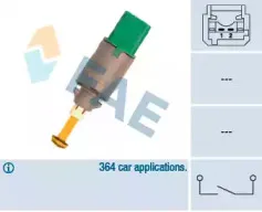 Выключатель фонаря сигнала торможения FAE купить