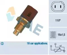 Датчик, температура охлаждающей жидкости FAE купить