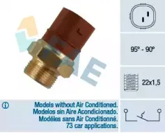 Термовыключатель, вентилятор радиатора FAE купить
