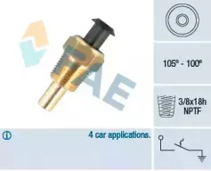 Термовыключатель, вентилятор радиатора FAE купить