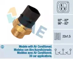 Термовыключатель, вентилятор радиатора FAE купить