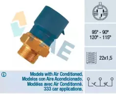 Термовыключатель, вентилятор радиатора FAE купить