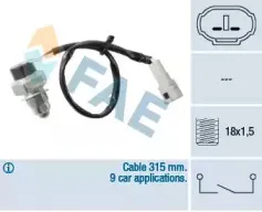Выключатель, фара заднего хода FAE купить