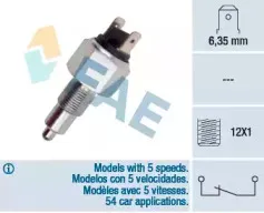 Выключатель, фара заднего хода FAE купить