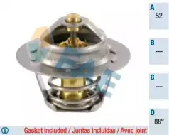 Термостат, охлаждающая жидкость FAE купить