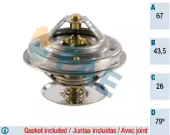 Термостат, охлаждающая жидкость FAE купить