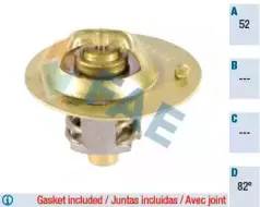 Термостат, охлаждающая жидкость FAE купить