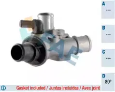 Термостат, охлаждающая жидкость FAE купить