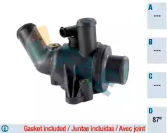 Термостат, охлаждающая жидкость FAE купить