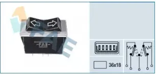 Выключатель, стеклолодъемник FAE купить