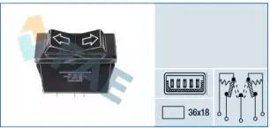 Выключатель, стеклолодъемник FAE купить