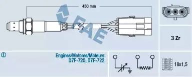Лямбда-зонд FAE купить