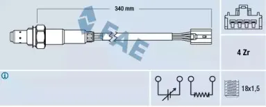 Лямбда-зонд FAE купить