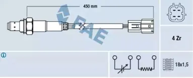 Лямбда-зонд FAE купить