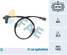 Датчик, частота вращения колеса FAE купить