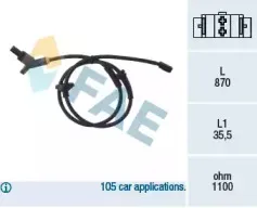 Датчик, частота вращения колеса FAE купить