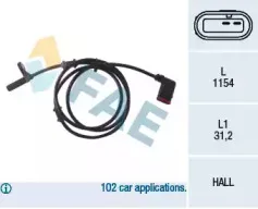 Датчик, частота вращения колеса FAE купить