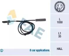 Датчик, частота вращения колеса FAE купить