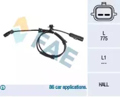 Датчик, частота вращения колеса FAE купить