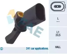 Датчик, частота вращения колеса FAE купить