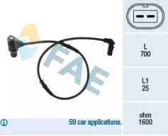 Датчик, частота вращения колеса FAE купить