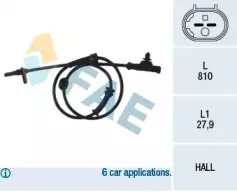Датчик, частота вращения колеса FAE купить