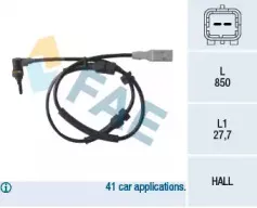 Датчик, частота вращения колеса FAE купить