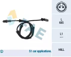 Датчик, частота вращения колеса FAE купить