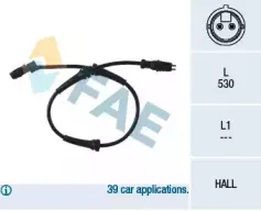 Датчик, частота вращения колеса FAE купить