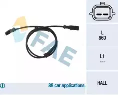 Датчик, частота вращения колеса FAE купить