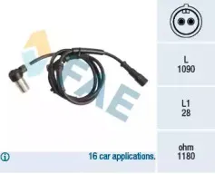 Датчик, частота вращения колеса FAE купить