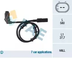 Датчик, частота вращения колеса FAE купить