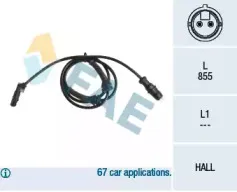 Датчик, частота вращения колеса FAE купить