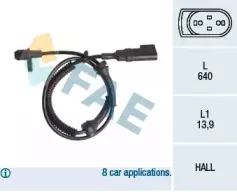 Датчик, частота вращения колеса FAE купить