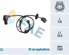 Датчик, частота вращения колеса FAE купить