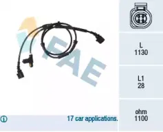 Датчик, частота вращения колеса FAE купить