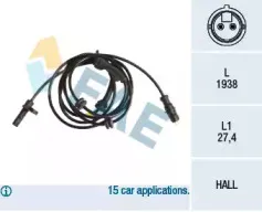 Датчик, частота вращения колеса FAE купить